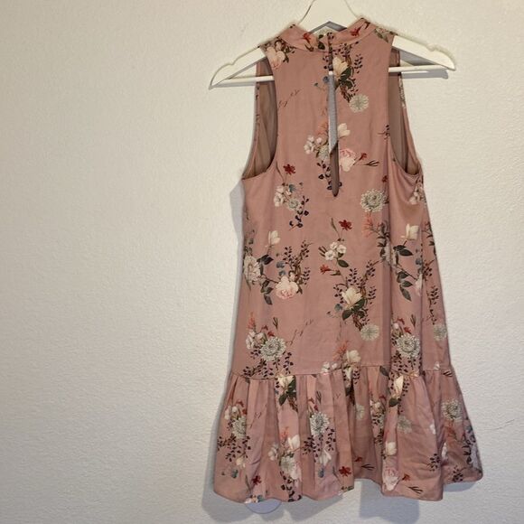 Amanda Uprichard Pink Floral Print Mini Dress - Picture 6 of 7